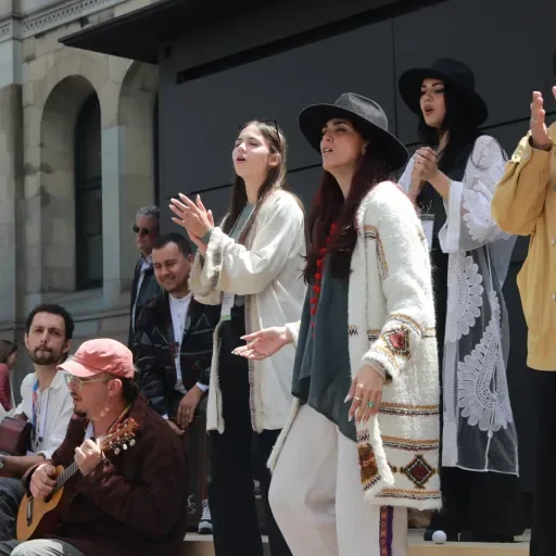 Mitreissende Songs der Band aus Asuncion, Paraguay, auf dem Zwingliplatz.
